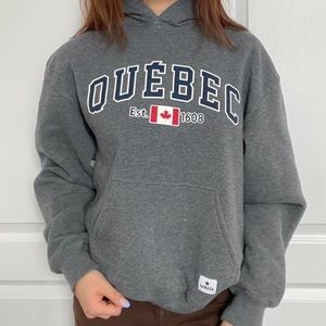 Grey Quebec Hoodie